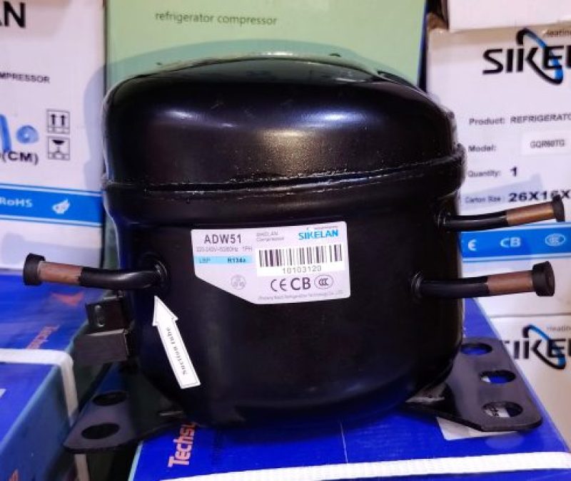 Refrigerant Compressor ADW51 Sikelan 1/6HP | 220-240V-R134a