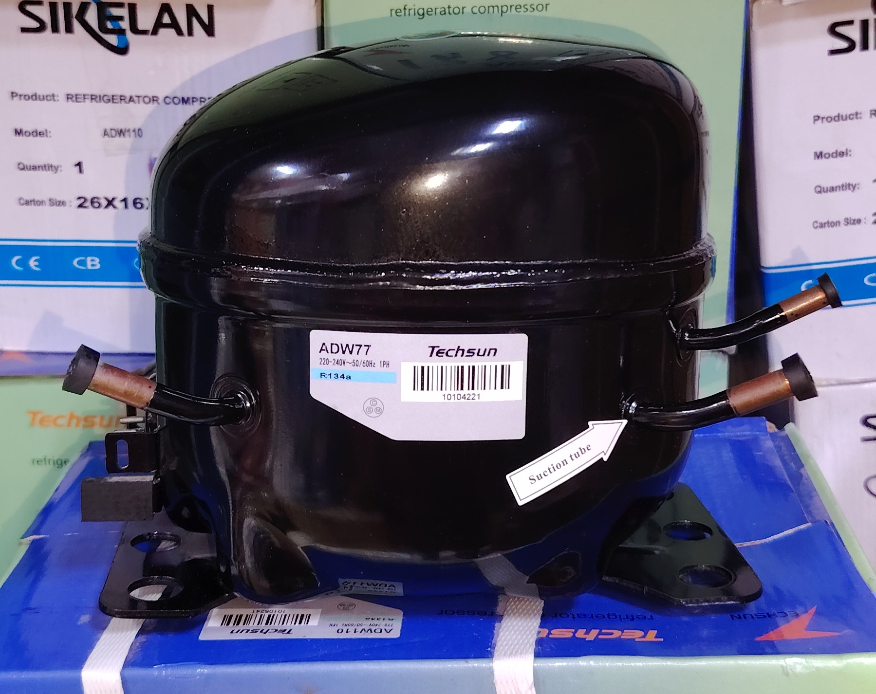 Refrigerant Compressor ADW77 1/4HP | 220-240V/ R134A