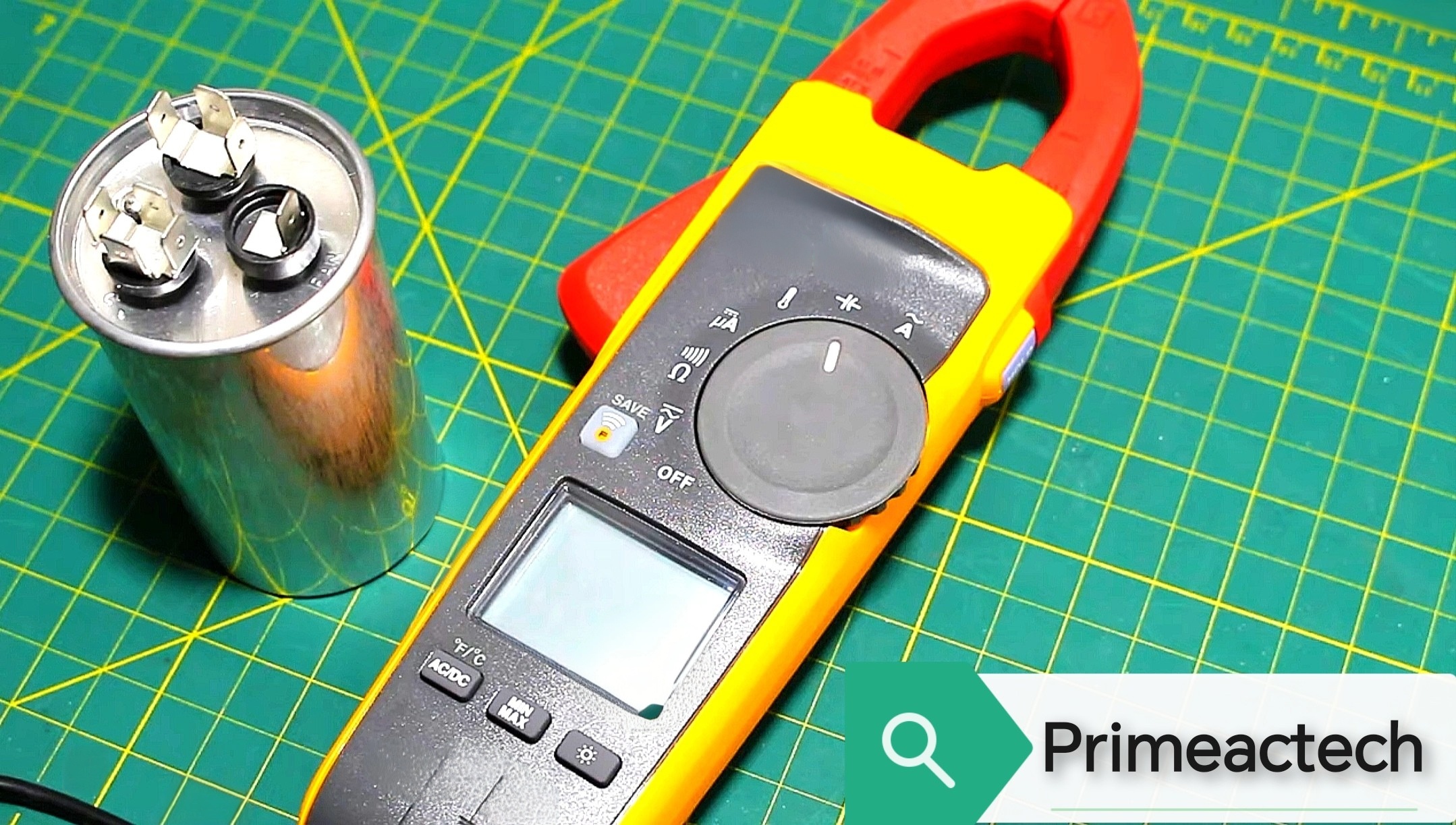 How to Check an AC Capacitor with a Multimeter?