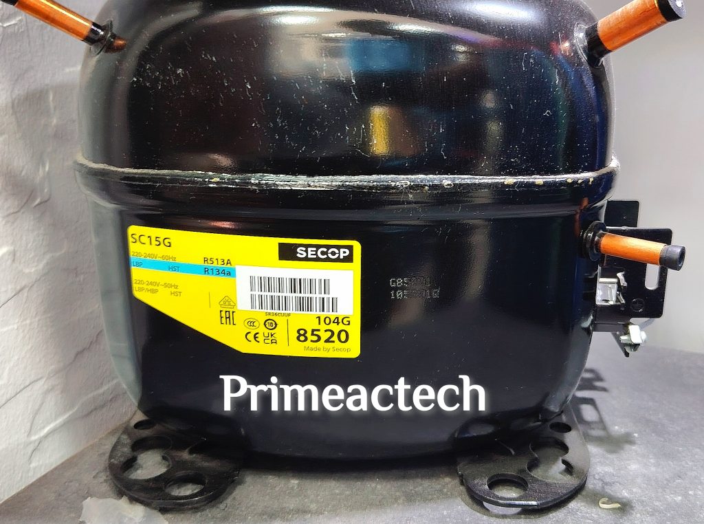 Danfoss Hermetic Compressor SC15G 1/2HP 220V R134A