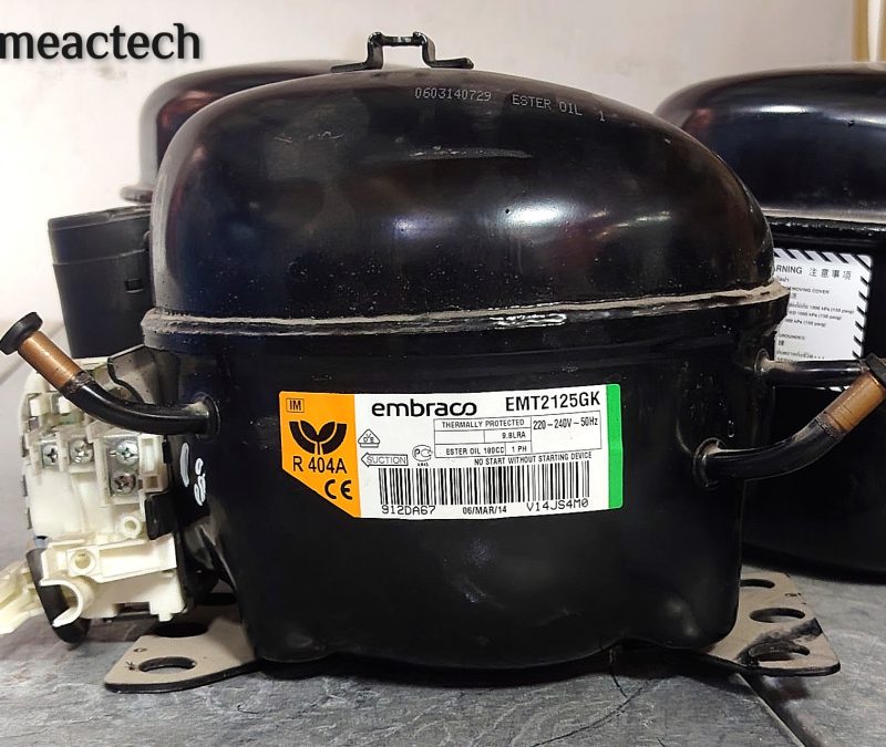 EMBRACO Compressor EMT2125GK 1/3+HP, 220-240V, R134A