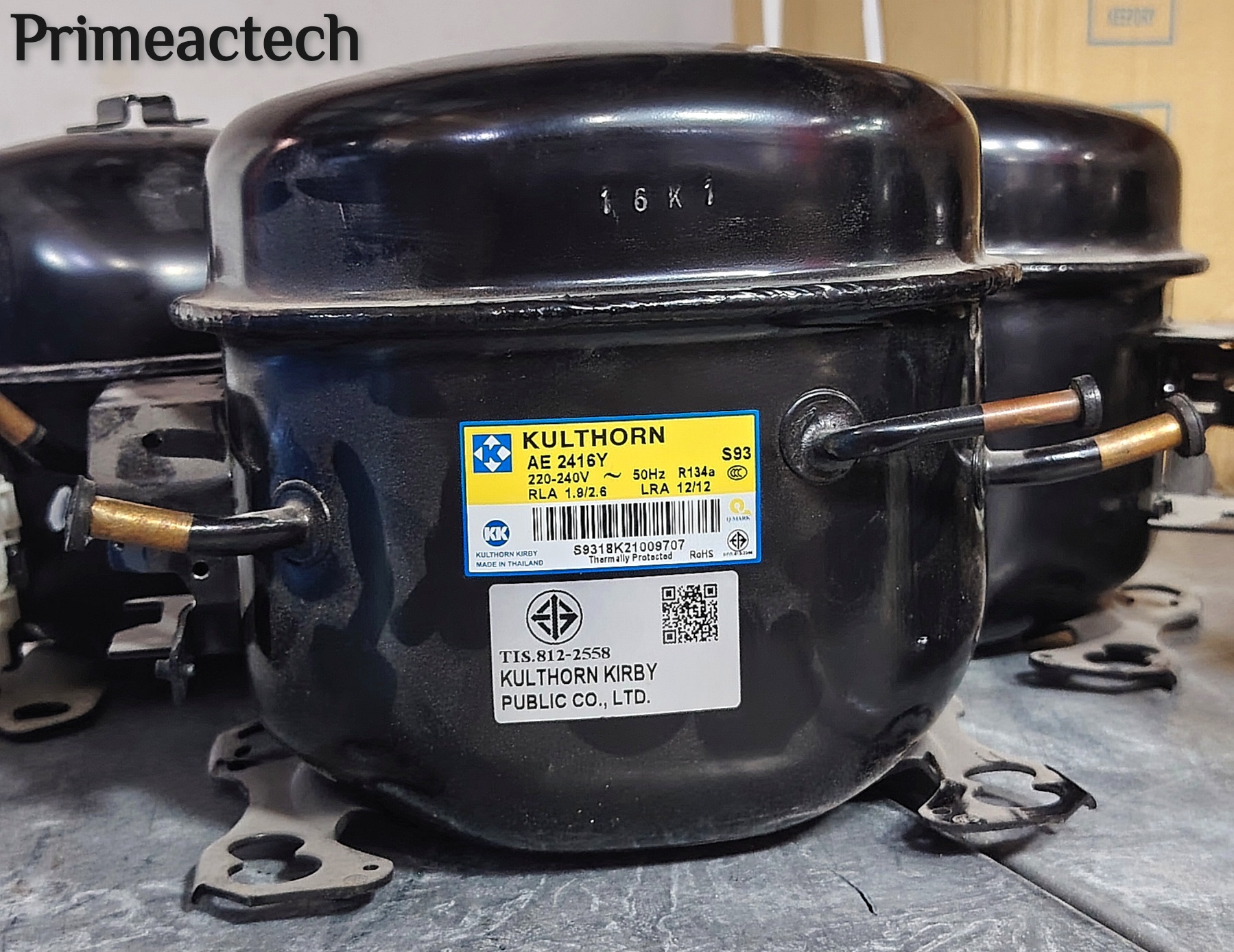 KULTHRON KIRBAY COMPRESSOR AE2416Y 3/8HP R134A