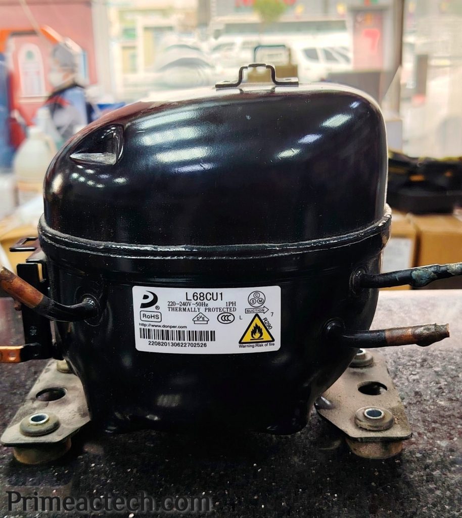Refrigerant Compressor L68CU1 DONPER 3/8hp R290