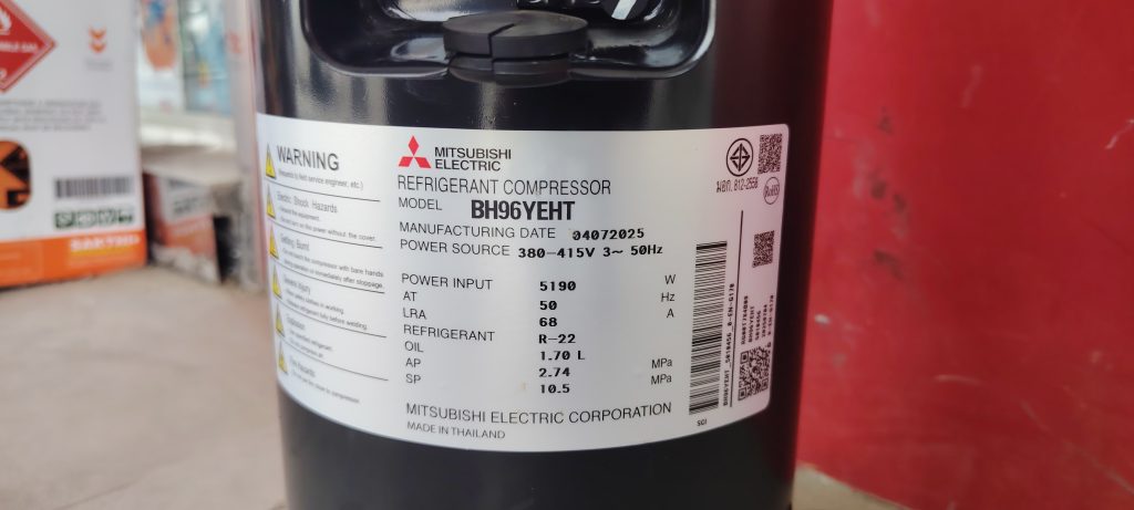 BH96VEHT 5Ton Scroll Mitsubishi Compressor