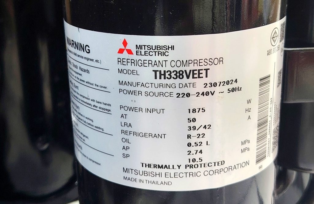Mitsubishi Rotary Compressor TH338VEET