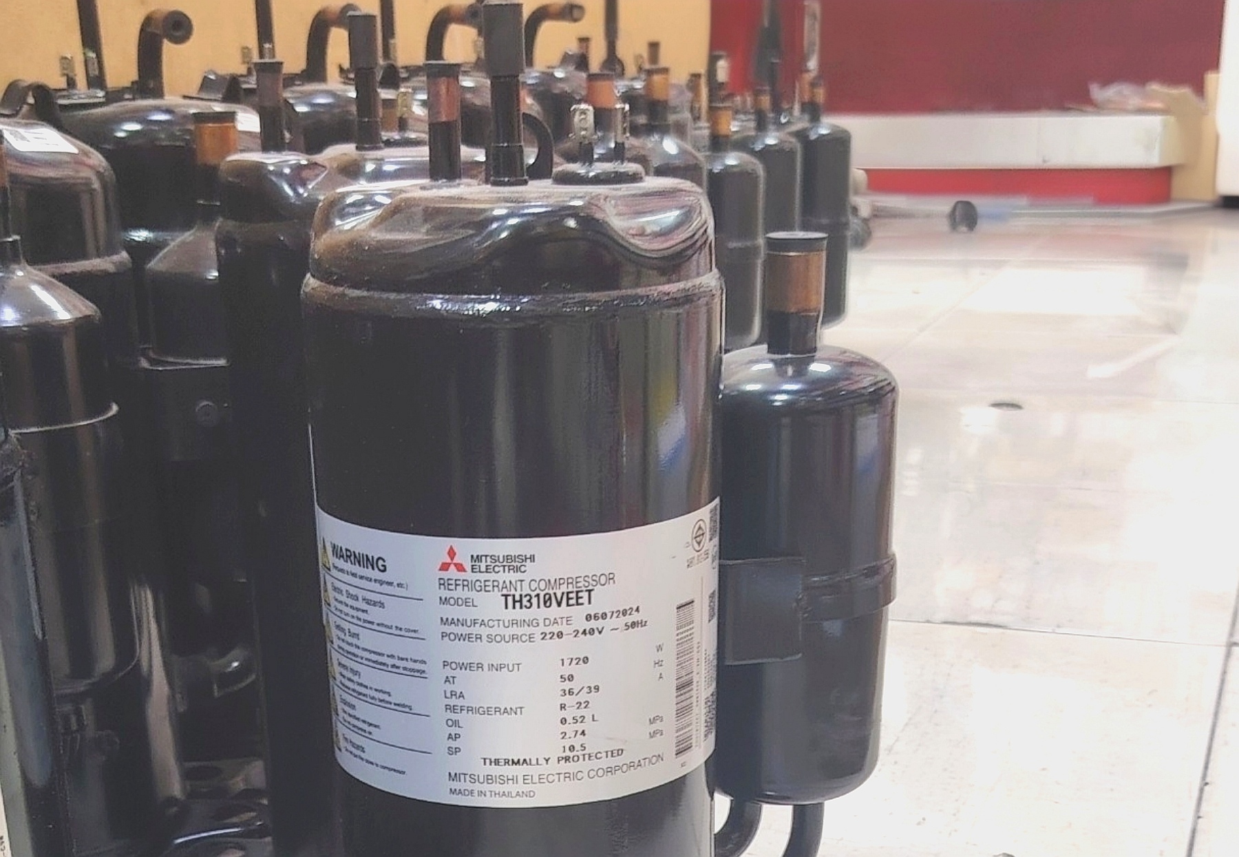 Mitsubishi Rotary Compressor TH310VEET